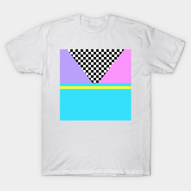 1990s Color Block T-Shirt by KathrinLegg